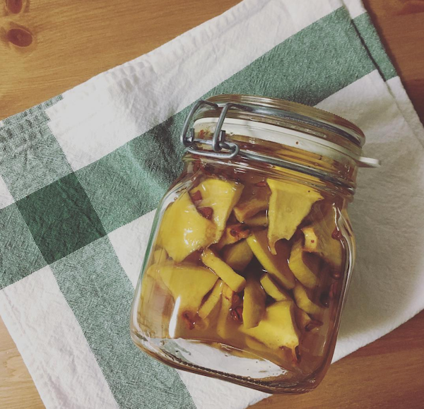 カリンのはちみつ漬けの作り方