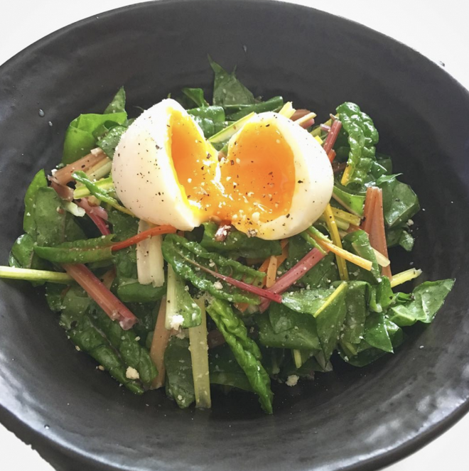 スイスチャードサラダ