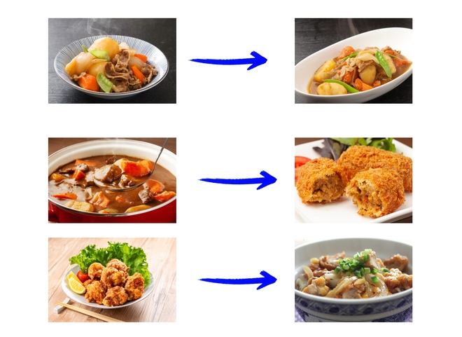余りものをリメイクする