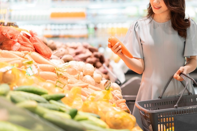 スーパー野菜選び