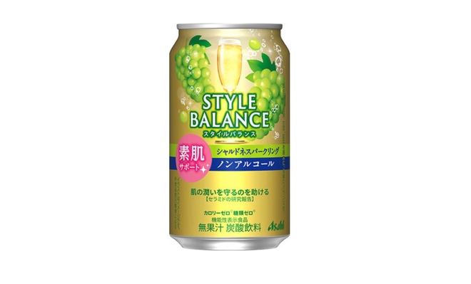 アサヒスタイルバランス素肌サポートシャルドネスパークリングノンアルコール