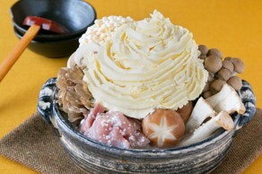 たっぷりきのこのチーズ鍋