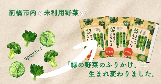 未利用野菜を使ったふりかけ