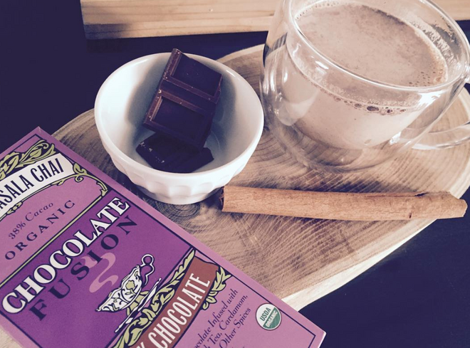 豆乳を使ったシナモンチャイ