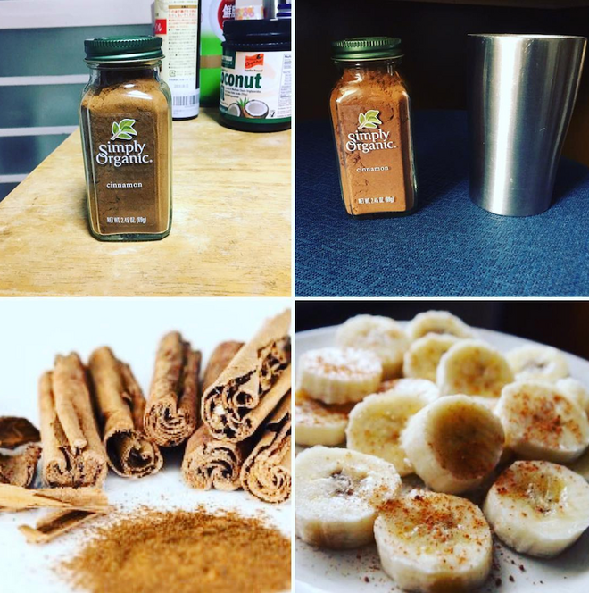 おやつや朝食代わりにもなるシナモンバナナ