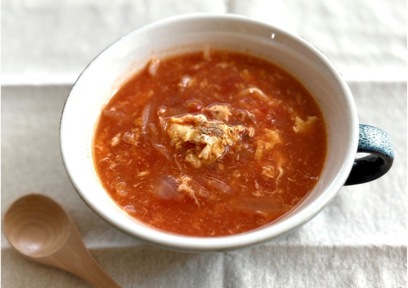 栄養満点！ヒハツ入りトマ玉オニオンスープ