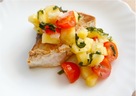 めかじきのグリル～パインサルサ添え〜