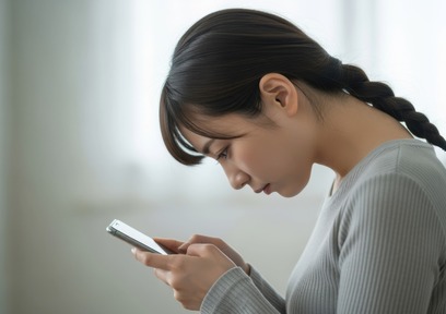 スマホ首（ストレートネック）の原因とは何か？長時間スマホが首に与える影響は大きい？