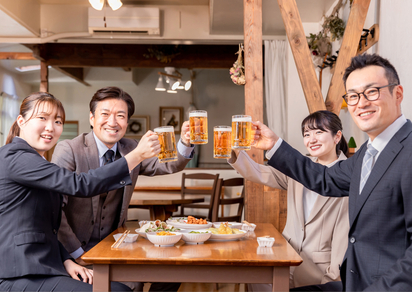 忘年会・年末年始の食べ過ぎや飲み過ぎ